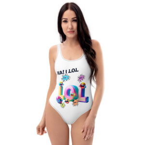 Ha! I LOL One-Piece Swimsuit