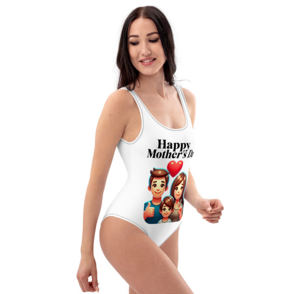 Happy Mother's Day One-Piece Swimsuit - Image 6