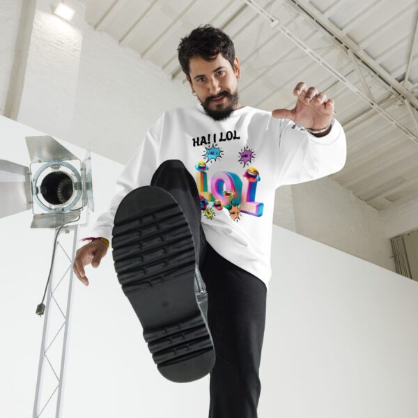 Ha! I LOL Unisex Sweatshirt - Image 2