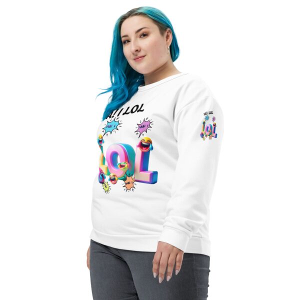 Ha! I LOL Unisex Sweatshirt - Image 6