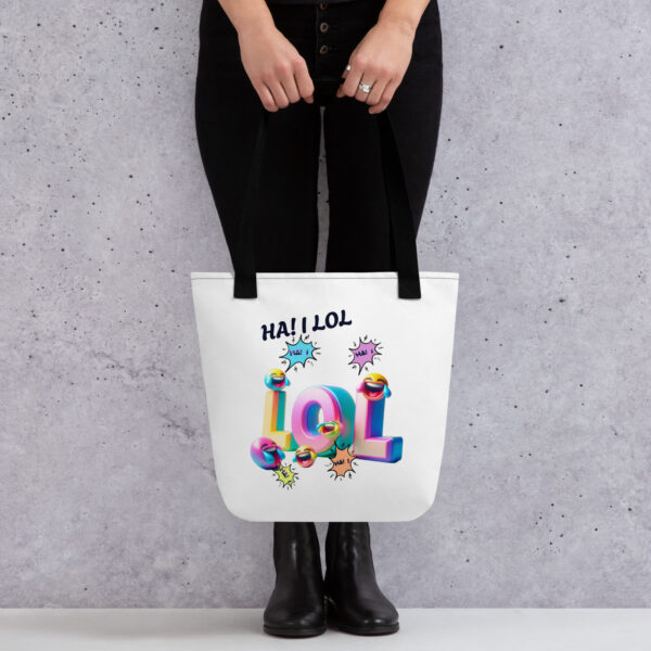 Ha! I LOL Tote bag - Image 2