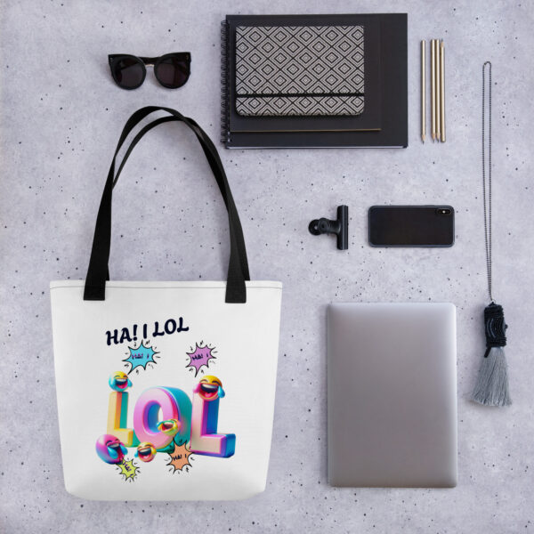 Ha! I LOL Tote bag - Image 3