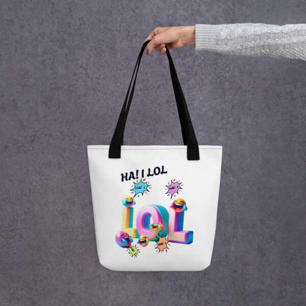Ha! I LOL Tote bag - Image 5