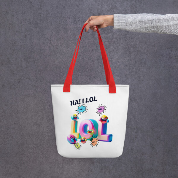 Ha! I LOL Tote bag - Image 6