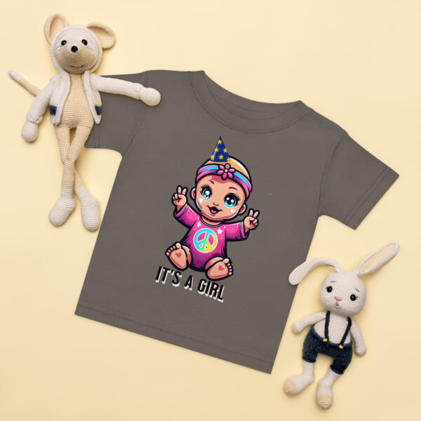 It's A Girl Baby Jersey T-Shirt - Image 2