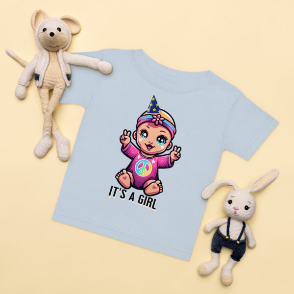 It's A Girl Baby Jersey T-Shirt - Image 3