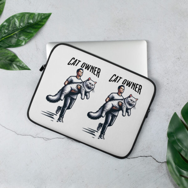 Cat Owner Laptop Sleeve - Image 2