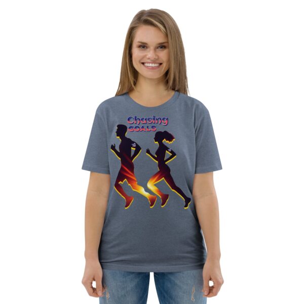 Chasing Goals Unisex Organic Cotton T-Shirt - Image 8