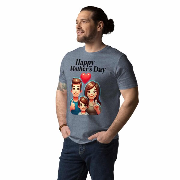 Happy Mother's Day Unisex Organic Cotton T-Shirt - Image 5