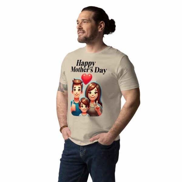 Happy Mother's Day Unisex Organic Cotton T-Shirt - Image 7