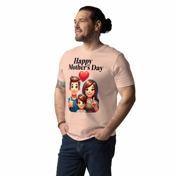 Happy Mother's Day Unisex Organic Cotton T-Shirt - Image 8