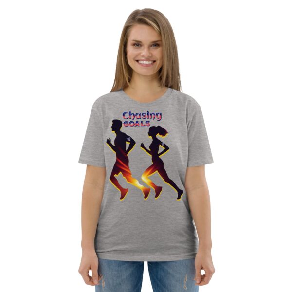Chasing Goals Unisex Organic Cotton T-Shirt - Image 9
