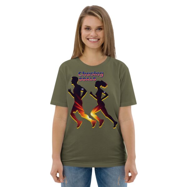Chasing Goals Unisex Organic Cotton T-Shirt - Image 7