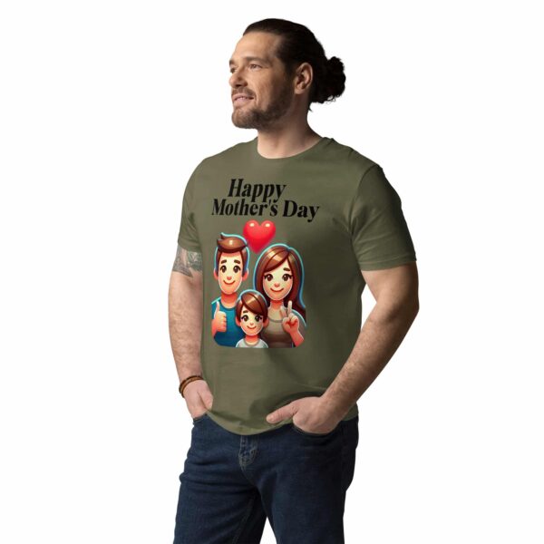 Happy Mother's Day Unisex Organic Cotton T-Shirt - Image 4