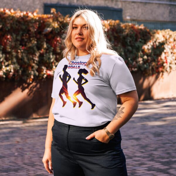 Chasing Goals Unisex Organic Cotton T-Shirt - Image 3