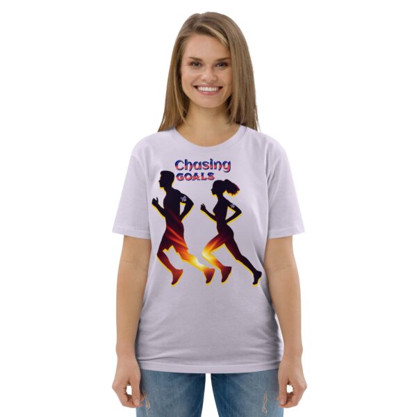 Chasing Goals Unisex Organic Cotton T-Shirt - Image 12