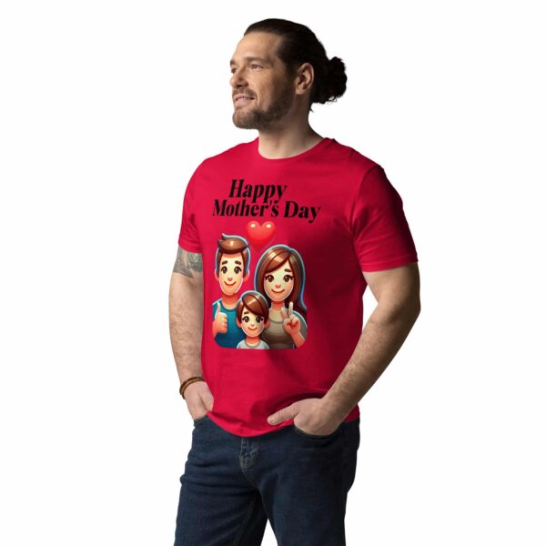 Happy Mother's Day Unisex Organic Cotton T-Shirt - Image 2