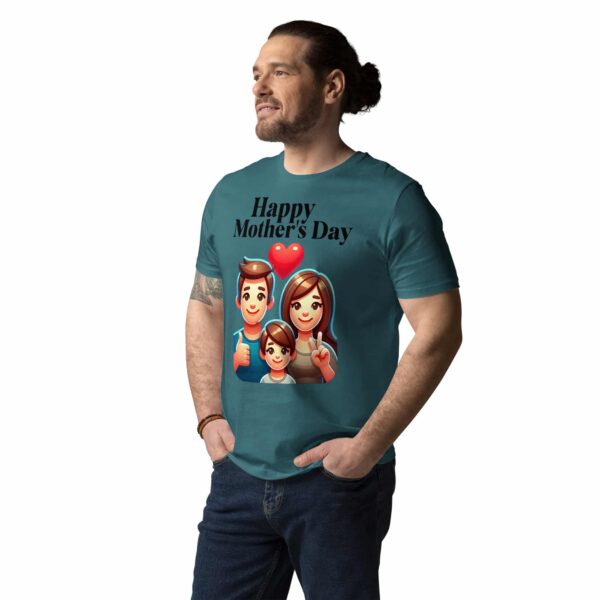 Happy Mother's Day Unisex Organic Cotton T-Shirt - Image 3