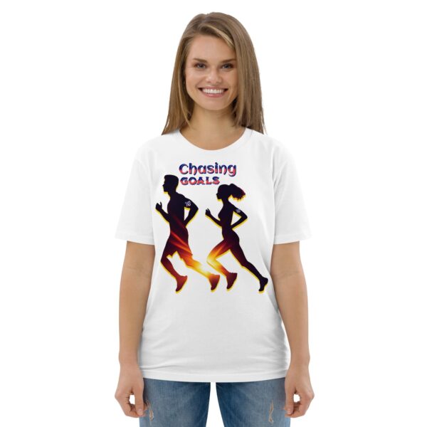 Chasing Goals Unisex Organic Cotton T-Shirt - Image 13