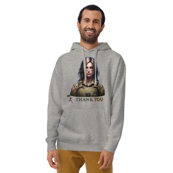 Thank You Unisex Hoodie - Female - Image 2