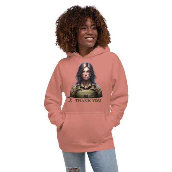 Thank You Unisex Hoodie - Female - Image 7
