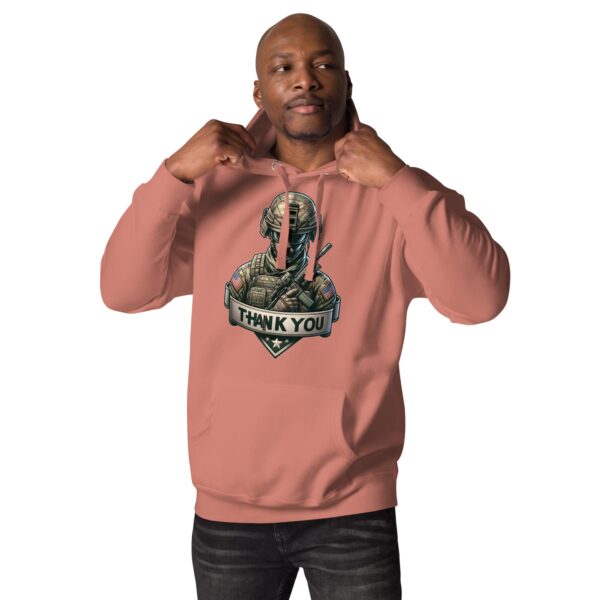 Thank You Unisex Hoodie - Male - Image 7