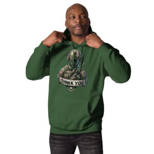 Thank You Unisex Hoodie - Male
