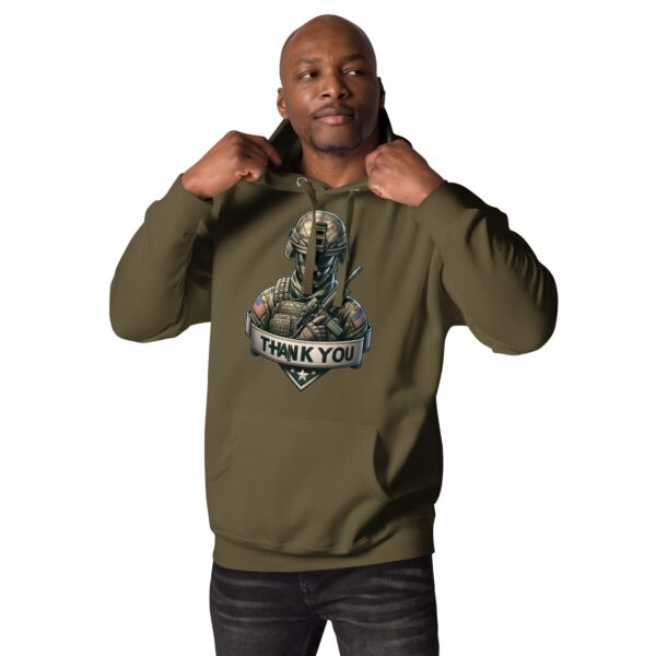 Thank You Unisex Hoodie - Male - Image 5