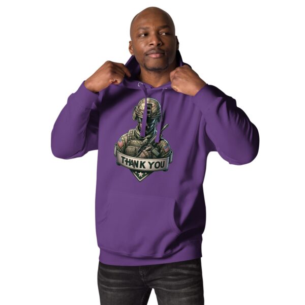 Thank You Unisex Hoodie - Male - Image 4