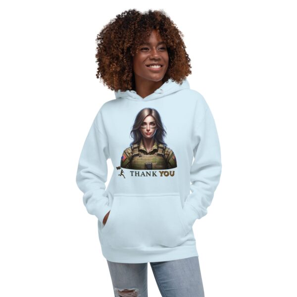 Thank You Unisex Hoodie - Female - Image 9
