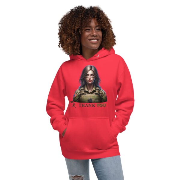 Thank You Unisex Hoodie - Female - Image 6