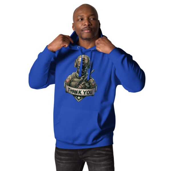 Thank You Unisex Hoodie - Male - Image 3