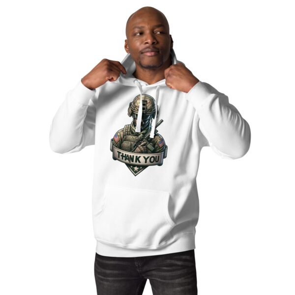 Thank You Unisex Hoodie - Male - Image 11