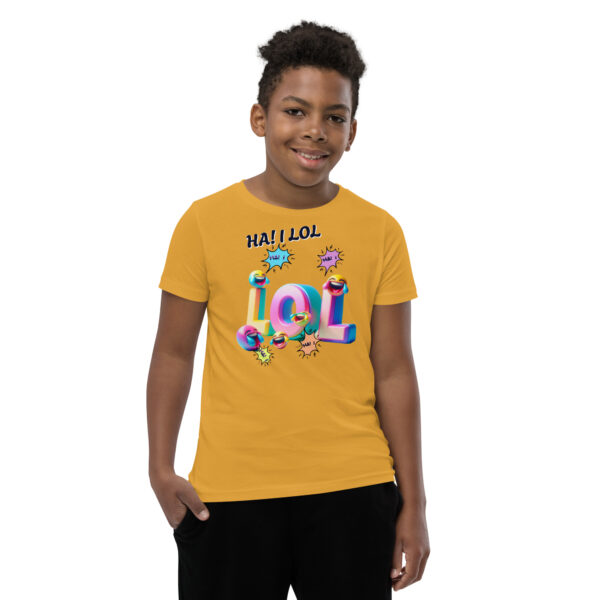 Ha!  I LOL Youth Short Sleeve T-Shirt - Image 9