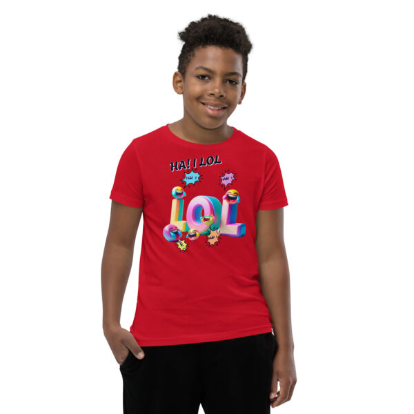 Ha!  I LOL Youth Short Sleeve T-Shirt - Image 2