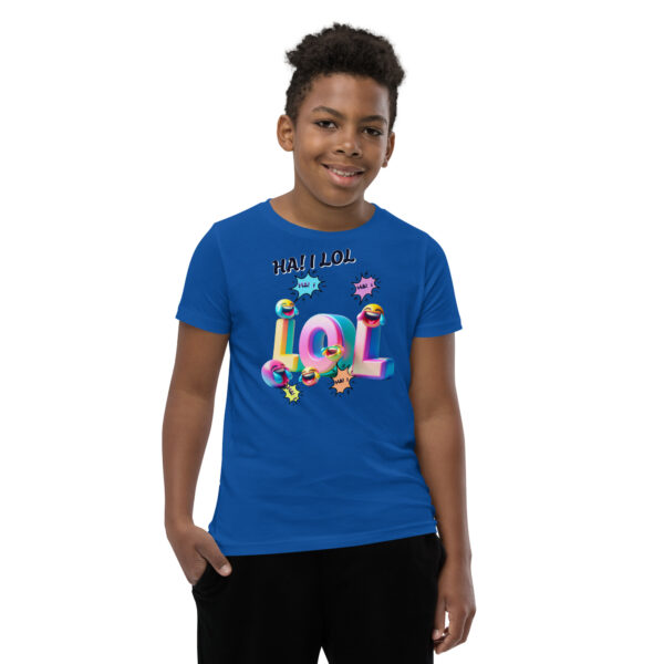 Ha!  I LOL Youth Short Sleeve T-Shirt - Image 3