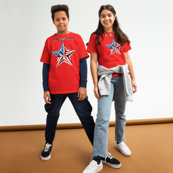 USA Star Youth Classic T-Shirt - Image 4