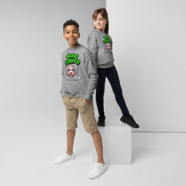 Hang In There - Better Days Ahead Youth Crewneck Sweatshirt - Image 10