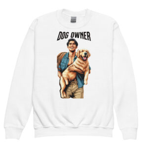 Dog Owner Youth Crewneck Sweatshirt