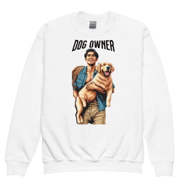Dog Owner Youth Crewneck Sweatshirt