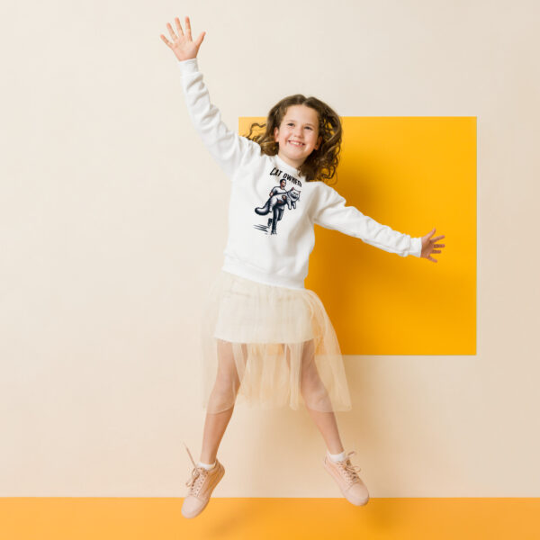 Cat Owner Youth Crewneck Sweatshirt - Image 4
