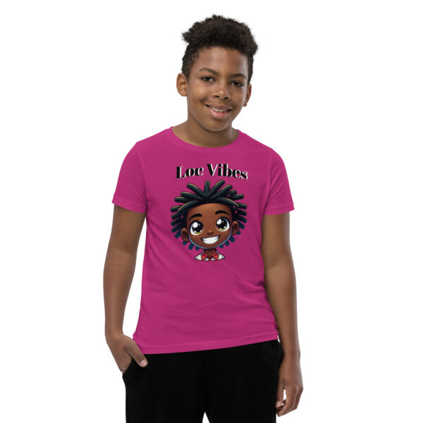 Loc Vibes Youth Short Sleeve T-Shirt - Image 6