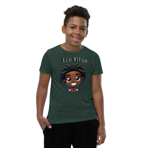 Loc Vibes Youth Short Sleeve T-Shirt - Image 7