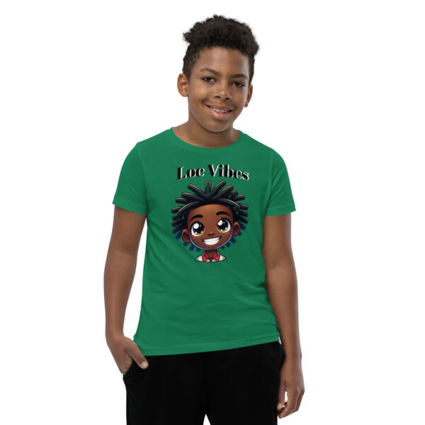 Loc Vibes Youth Short Sleeve T-Shirt - Image 8