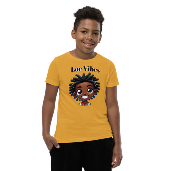 Loc Vibes Youth Short Sleeve T-Shirt - Image 10