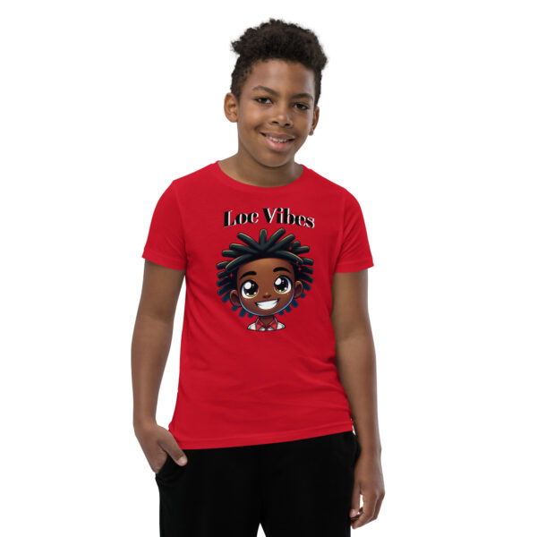 Loc Vibes Youth Short Sleeve T-Shirt - Image 4