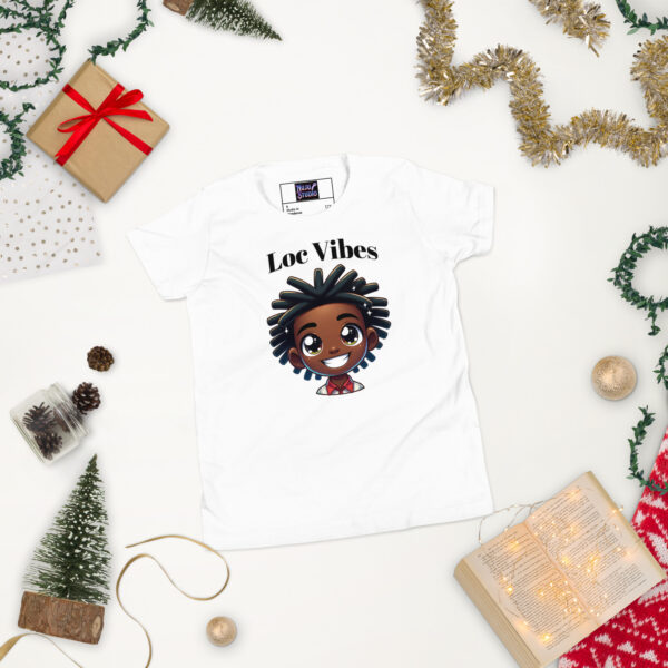 Loc Vibes Youth Short Sleeve T-Shirt - Image 2