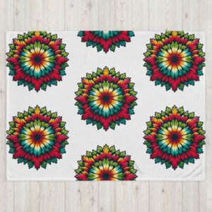 HandFlower Throw Blanket